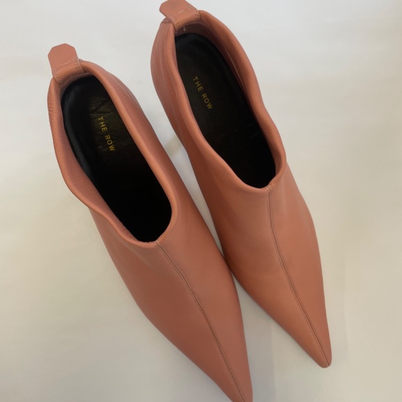 Pink Leather Sock Boots - Picture 3 of 6